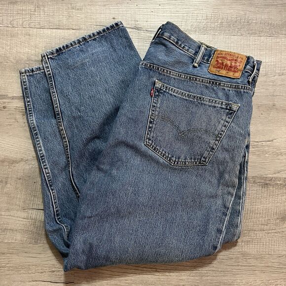 Levis Strauss & Co. 560 Jeans Mens Size 44x30 Blue Relaxed Fit Denim - Picture 1 of 4